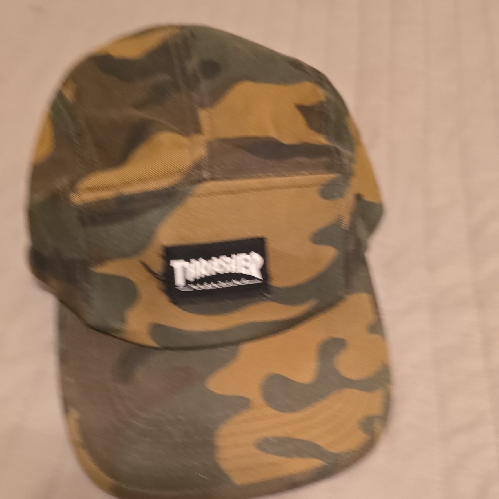 Thrasher Camouflage Cap with Logo